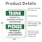 Signmission Safety Culture Sign, 10 in Width, Vinyl Decal, Rectangle OS-2PACK-TS-D-1014-L-11857 - alternate 5